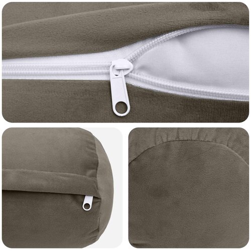  Presvlaka za jastuk 2 pcs HEERLEN Svjetlosiva &amp;Oslash; 15 x 40 cm Slike