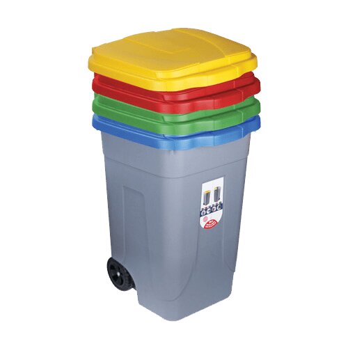 Pg Kanta za otpatke sa točkovima 80 L zeleni poklopac Cene