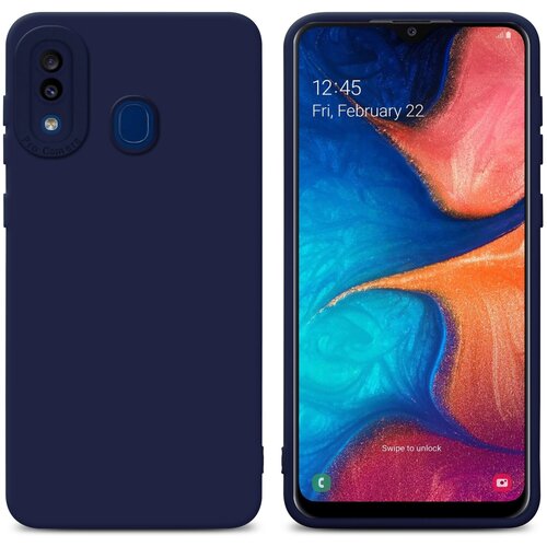 Cadorabo Case, združljiv s Samsungom v tekoči temno modri barvi - za&scaron;čitni pokrov iz fleksibilnega silikona TPU, (20617297) Cene