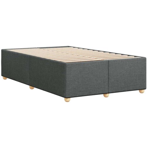 VidaXL Okvir kreveta tamnosivi 120 x 190 cm od tkanine Slike
