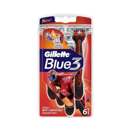 Gillette blue 3 jednokratni brijač 6 komada Slike