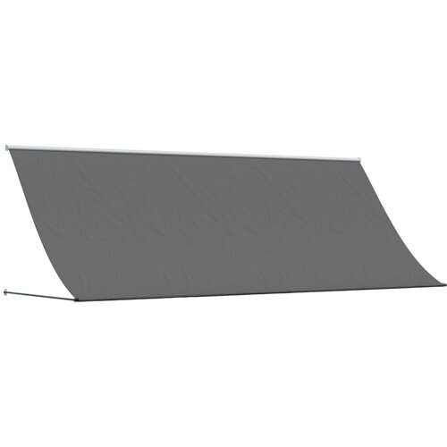 Maison Chic Zložljiva tenda - Senčniki antracit 400x150 cm tkanina in jeklo, (22038374) Slike