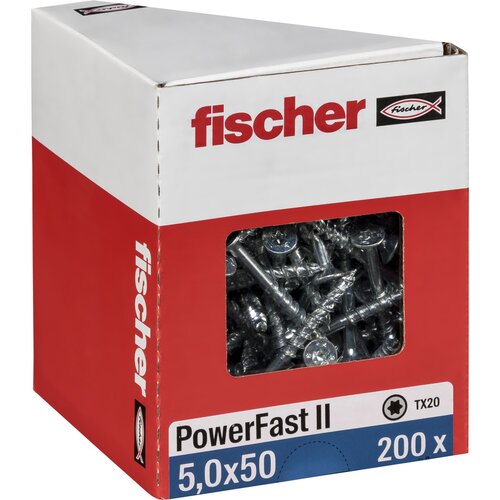 Fischer PowerFast II 5,0x50 SK TX TG blvz 200 Slike