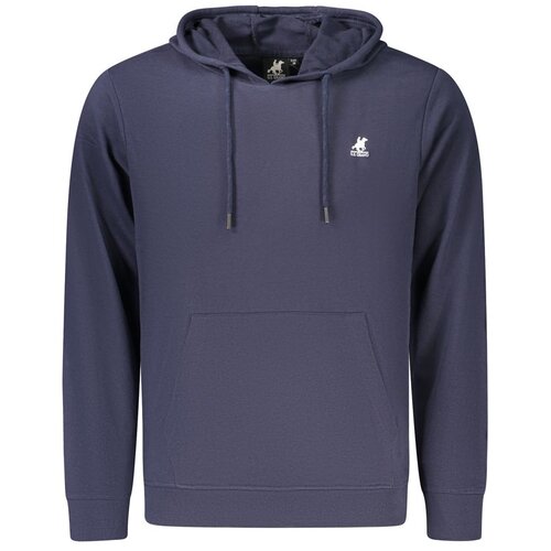  US GRAND mu&amp;scaron;ki plavi zip-up sweatshirt s kapuljačom Slike
