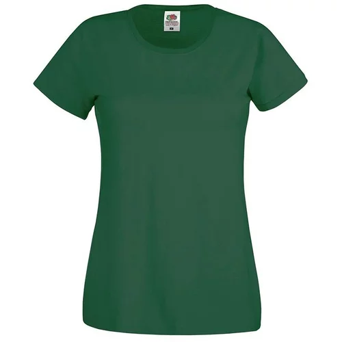 Fruit Of The Loom Green Women's T-shirt Lady fit Original