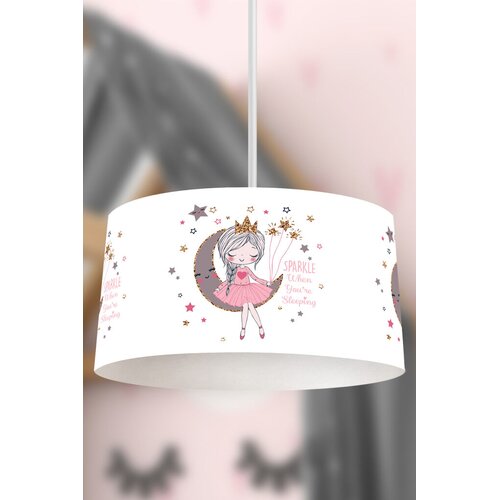 Bata i seka Dečija viseća lampa Princeza, Bela Slike
