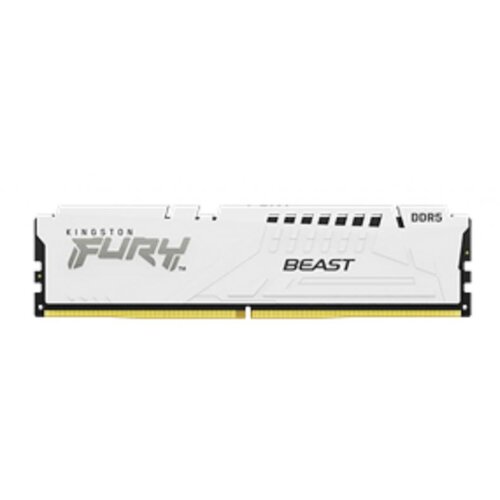 Kingston Memorija FURY Beast White XMP 64GB (2x32GB) 6000MT/s DDR5 CL40 DIMM, KF560C40BWK2-64 Slike