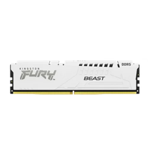 Kingston Memorija FURY Beast White XMP 64GB (2x32GB) 6000MT/s DDR5 CL40 DIMM, KF560C40BWK2-64