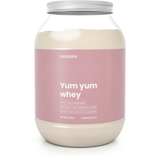BeastPink Yum Yum Whey 1000 g  karamel  biskvit Cene