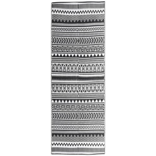 vidaXL Zunanja preproga črna 80x250 cm PP, (21027400) Cene