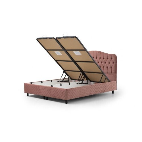 Hanah home bračni krevet vassi 140 x 200 dusty rose Slike