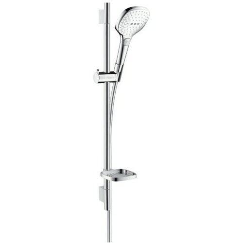 Hansgrohe Raindance Select E 120 tu&amp;scaron; set: usponska &amp;scaron;ipka, ručni tu&amp;scaron;, držač sapuna i Isiflex 1600 crevo za ručni tu&amp;scaron; 26620400 Slike