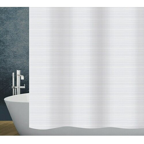 Diaqua Tekstilna kopalniška zavesa Linea (Š x V: 120 x 200 cm, Bela) Cene