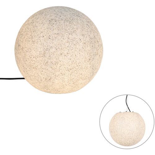 QAZQA Moderna zunanja svetilka siva 35 cm IP65 - Nura Slike