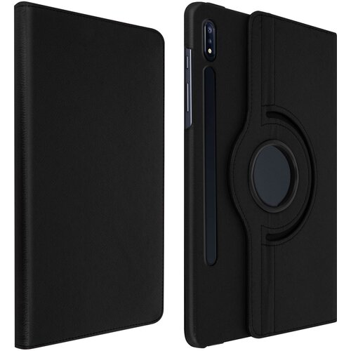 AVIZAR Ovitek za Samsung Galaxy Tab S7 Plus 12.4 in Tab S8 Plus, 360&amp;deg; vrtljiva podpora, pokoncno/ležece - crna, (21124100) Slike
