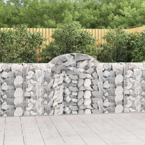  Lučne gabionske košare 11kom 200x30x100/120cm pocinčano željezo Cijene