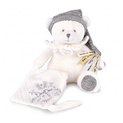 Doudou Meda mazilica sa kopčom za dudu 20cm - sivi ( DC4335 ) Cene