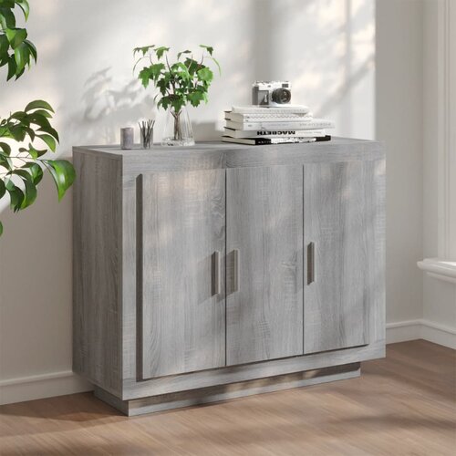 VidaXL komoda boja hrasta sonome 92x35x75 cm od konstruiranog drva Slike