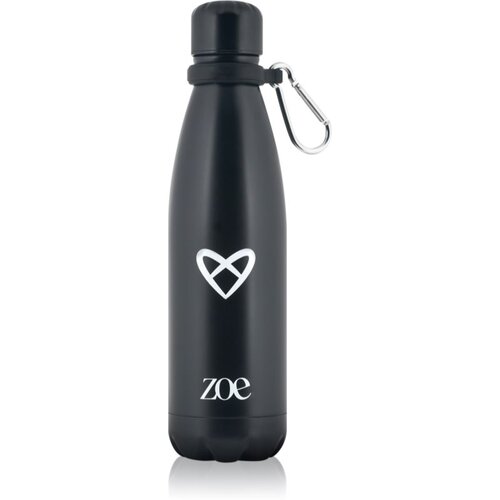Zoe Heart Logo Stainless Steel Bottle steklenica za vodo iz nerjavnega jekla barva Black 500 ml Cene
