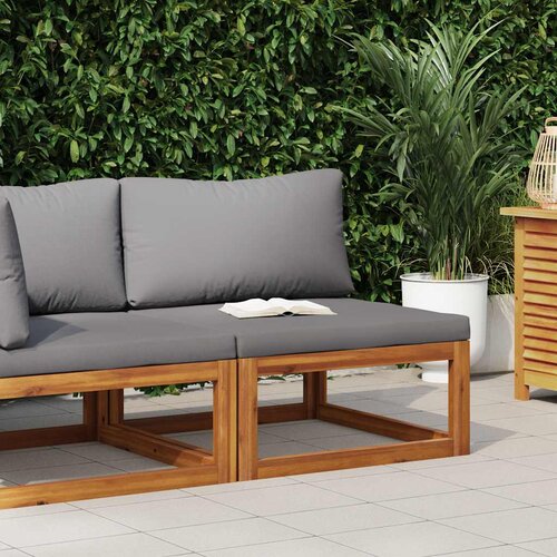  Modularna srednja sofa i tamnosivi jastuci masivno drvo bagrema Cene