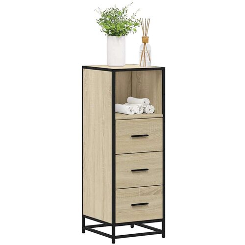 VidaXL Kupaonski ormarić sonoma hrast 35x37,5x100 cm izrađeno drvo Slike