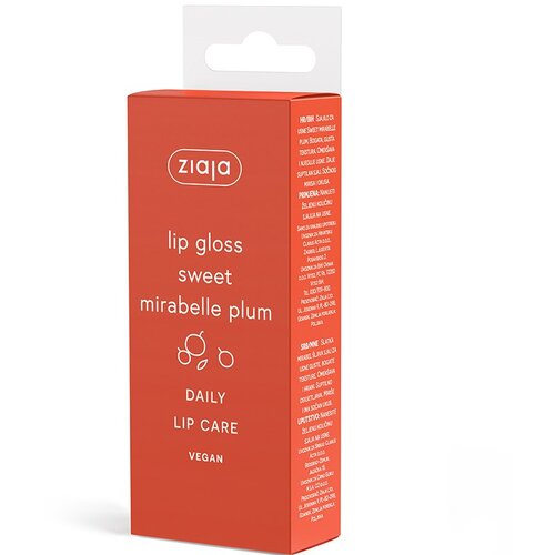 Ziaja Sweet Mirabelle Plum negovalni sijaj za ustnice 12 ml Cene