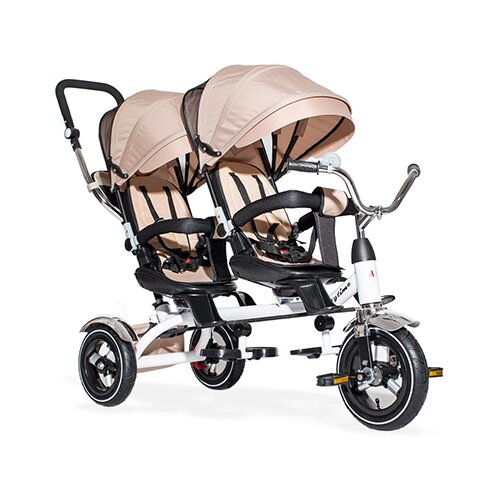  Tricikl za blizance Playtime Twins 412 Krem Cene