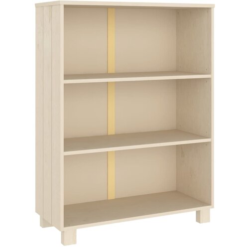Maison Chic Knjižna omara - Knjižni regal HAMAR medeno rjava 85x35x112 cm trdna borovina, (21725621) Cene