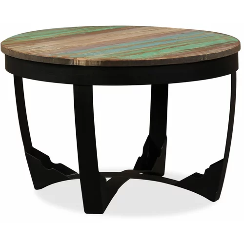 vidaXL Bočni stolić od masivnog obnovljenog drva 60 x 40 cm