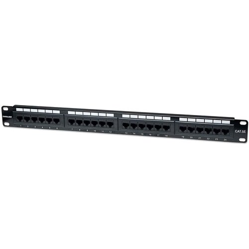 Intellinet 1U 24-port UTP Cat5e črn patch panel Cene