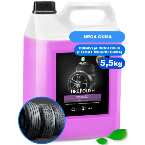 Grass tire polish - sredstvo za gume - 5,5kg Cene