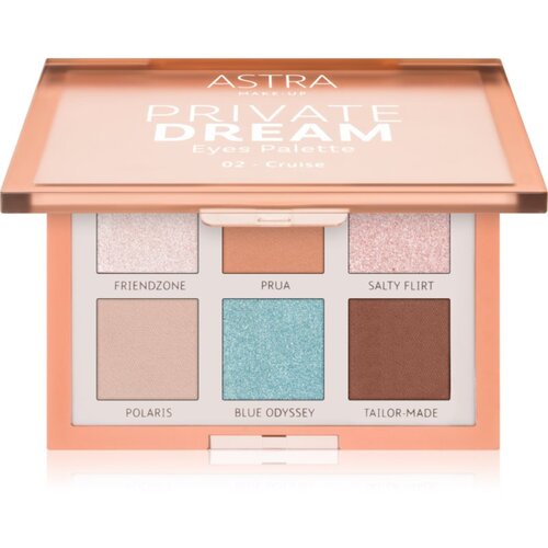 Astra Make-up Private Dream Palette paleta sjenila za oči nijansa 02 - Cruise 1 kom Slike