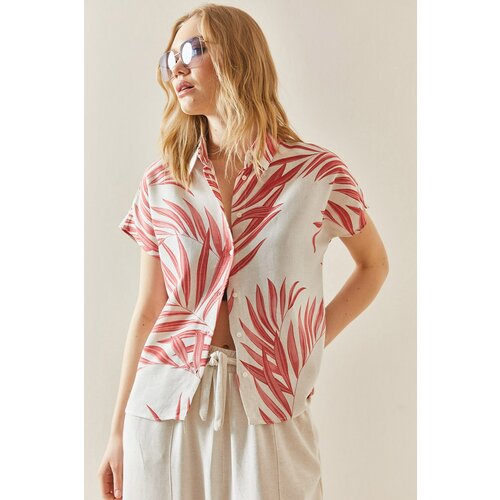 MISELL ženska košulja 3YXK2-47038 belo-roze Cene