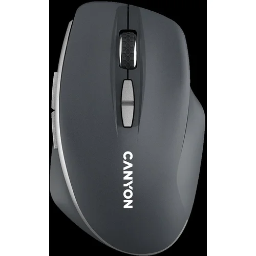 Canyon MW-21 2.4 GHz Wireless mousewith 7 buttons DPI 800/1200/1600 Battery:AAA*2pcsDark gray72*117*41mm 0.075kg