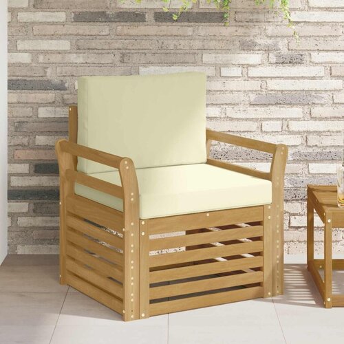  Set vanjskih sofa Poliester Bijela - Bijela i krem Zakrivljeni Cijene