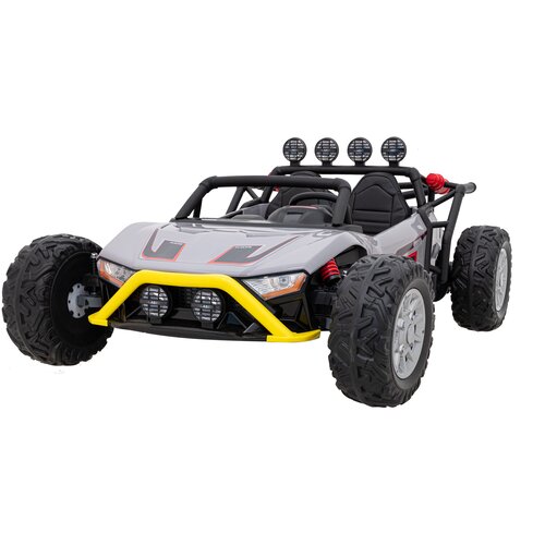Buggy Bagiji na akumulator Racing 5 - dvosedežni - sivi Slike