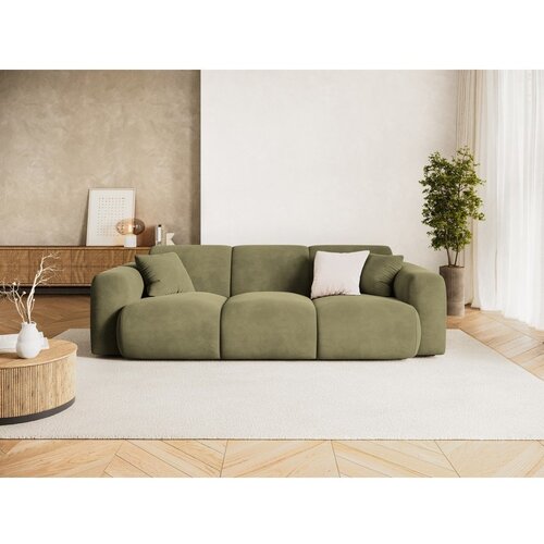 Micadoni Kaki zelena bar&amp;scaron;unasti sofa 235 cm Molino &amp;ndash; Slike