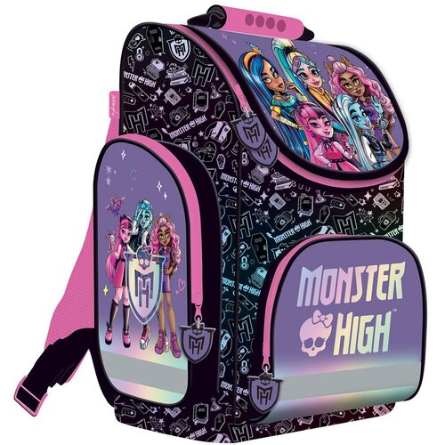 Unipap Monster High crno-ljubičasta ergonomska &scaron;kolska torba, ruksak 35,5x27,5x16cm Cijene