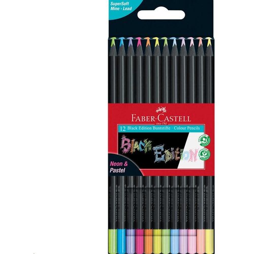  Barvice faber-castell black edition neon pastel 1/12 FABER-CASTELL Cene