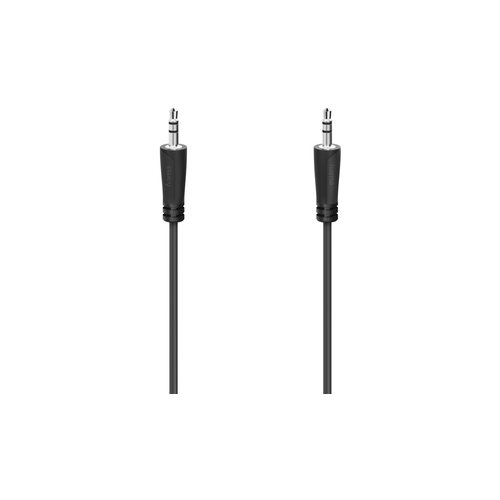 Hama 00205116 utičnica audio priključni kabel [1x 3,5 mm banana utikač - 1x 3,5 mm banana utikač] 5 m crna Slike