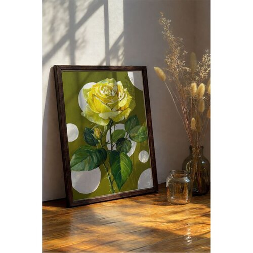 WALLXPERT Artmoscrv7-5070 Multicolor Decorative Framed MDF Painting Cene