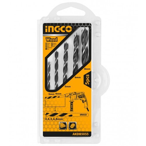 INGCO TOOLS Boreri set za drvo 5/1 AKDB5055 Cijene