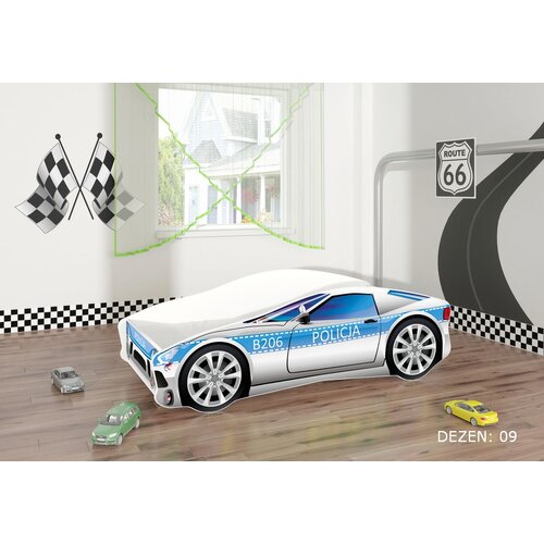 ACMA dečiji krevet car 160x80 du&amp;scaron;ek 7 cm9 Slike