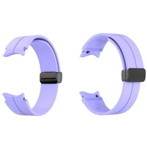 Chameleon Silikonski pašček 20mm, Clip svetlo vijoličen, za pametno uro Cene