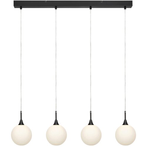 Markslöjd Črna viseča svetilka Markslöjd Quattro XL Pendant Black 4L Cene