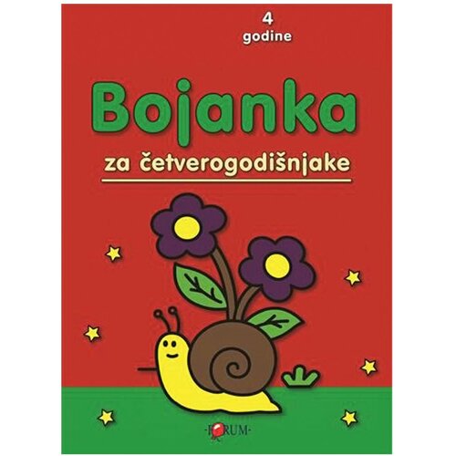 FORUM Bojanka za četverogodišnjake, Crvena Cene