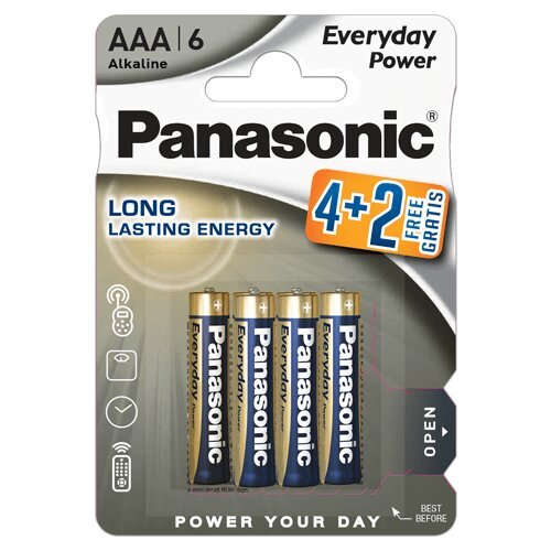 Panasonic Everyday Power AAA (LR3) 6/1 alkalna baterija Slike