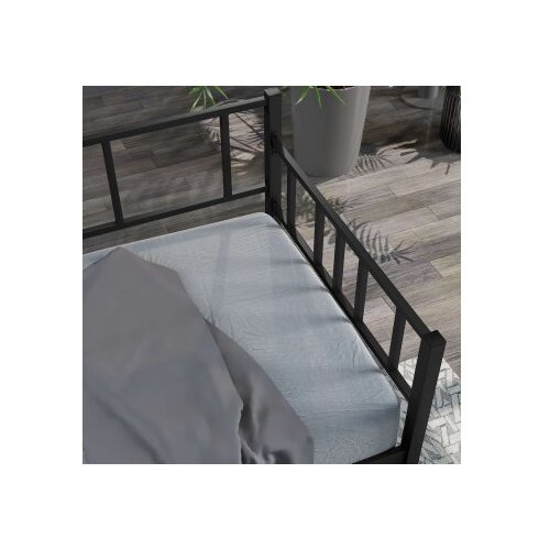 Hanah home krevet od metala daybed black 90x190 Slike