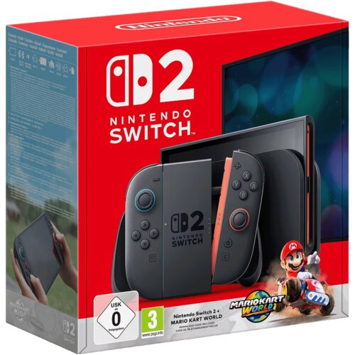 Nintendo Igraća konzola Switch 2 + Mario Kart World, Switch Console 2 + Mario Kart World, Crna Slike