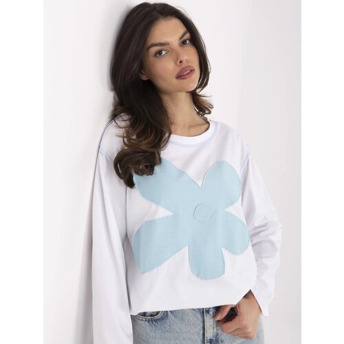Italy Moda Blouse-MI-BZ-M6169.03-white-blue Cene